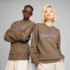 ESENCIALES PREMIUM Sudadera con capucha y estampado relajado para hombre