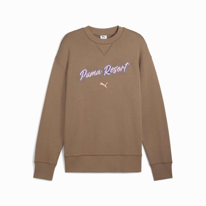 ESENCIALES PREMIUM Sudadera con capucha y estampado relajado para hombre