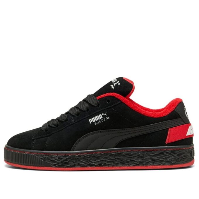 Fórmula 1 75 años Suede XL «Black Pop Red»
