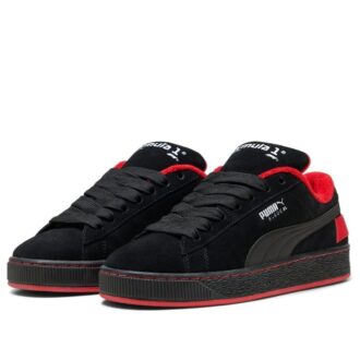Fórmula 1 75 años Suede XL «Black Pop Red»