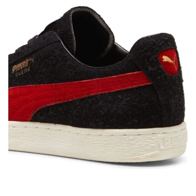 Gamuza vintage fabricada en Japón «Negro Rojo»
