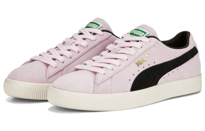 Gamuza vintage «rosa perla y negro»
