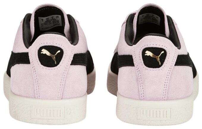 Gamuza vintage «rosa perla y negro»