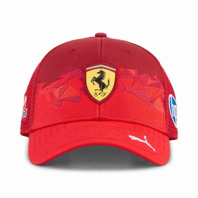 Gorra de camionero roja Scuderia Ferrari HP 20 años Gorra de camionero roja Scuderia Ferrari HP 20 años