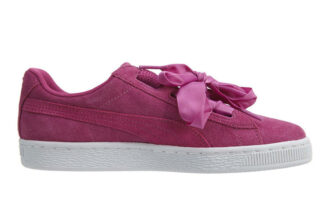 (GS) Corazón de gamuza «Rosa Violeta»
