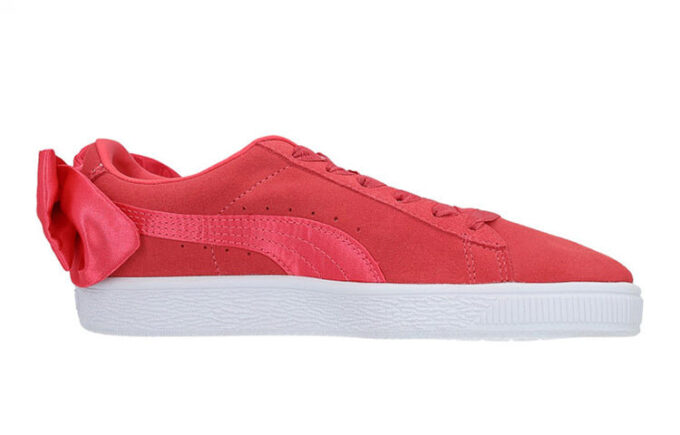 (GS) Lazo de gamuza «Rojo y blanco»