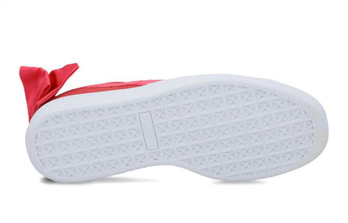 (GS) Lazo de gamuza «Rojo y blanco»