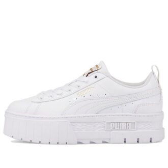 (GS) Mayze Leather «Blanco Equipo Dorado»