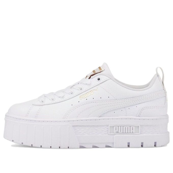 (GS) Mayze Leather «Blanco Equipo Dorado»