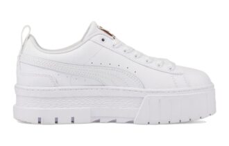(GS) Mayze Leather «Blanco Equipo Dorado»
