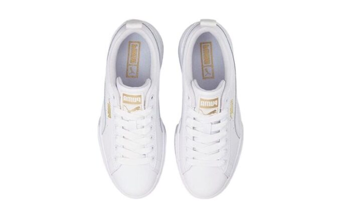 (GS) Mayze Leather «Blanco Equipo Dorado»