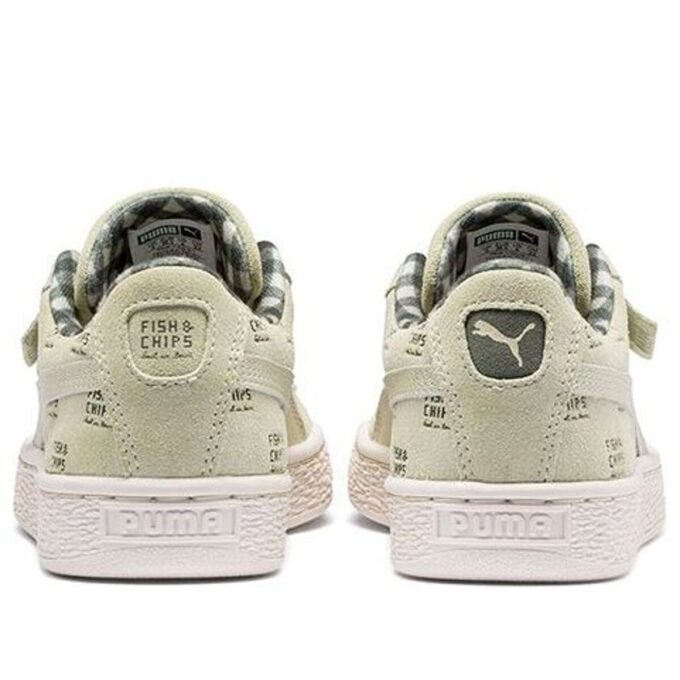 (GS) Suede Ldn x Tc «Verde oliva y blanco»