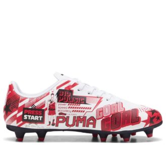 (GS) x Christian Pulisic Ultra Legacy FG/AG «Estampado integral – Blanco Rojo Negro»