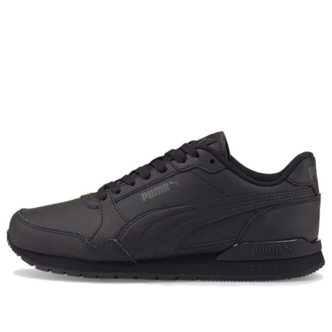 (GS) Zapatillas de cuero ST Runner V3 «Triple Black»