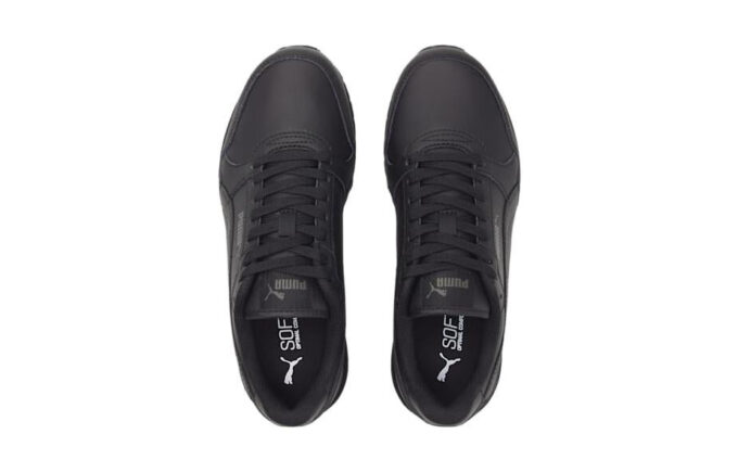 (GS) Zapatillas de cuero ST Runner V3 «Triple Black»