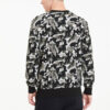 Jersey de manga larga con cuello redondo «Camuflaje negro»