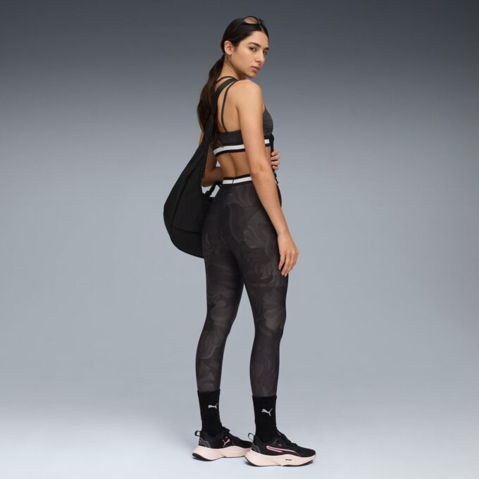Mallas de entrenamiento de cintura alta 7/8 para mujer fuerte