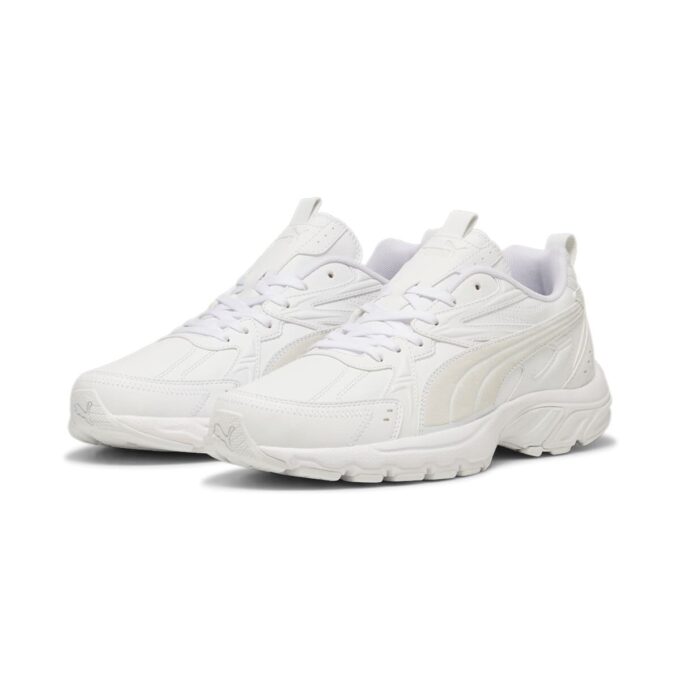 Milenio Tech Leather «Gris Pluma Blanco»