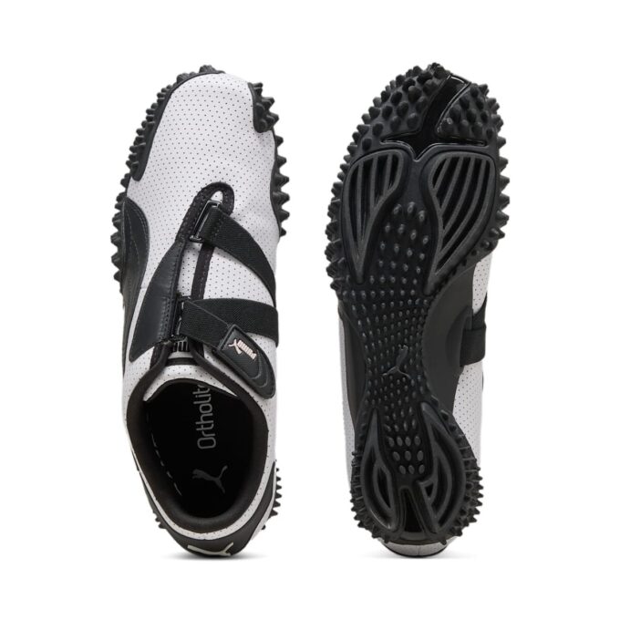 Mostro Cuero Perforado «Blanco Negro»