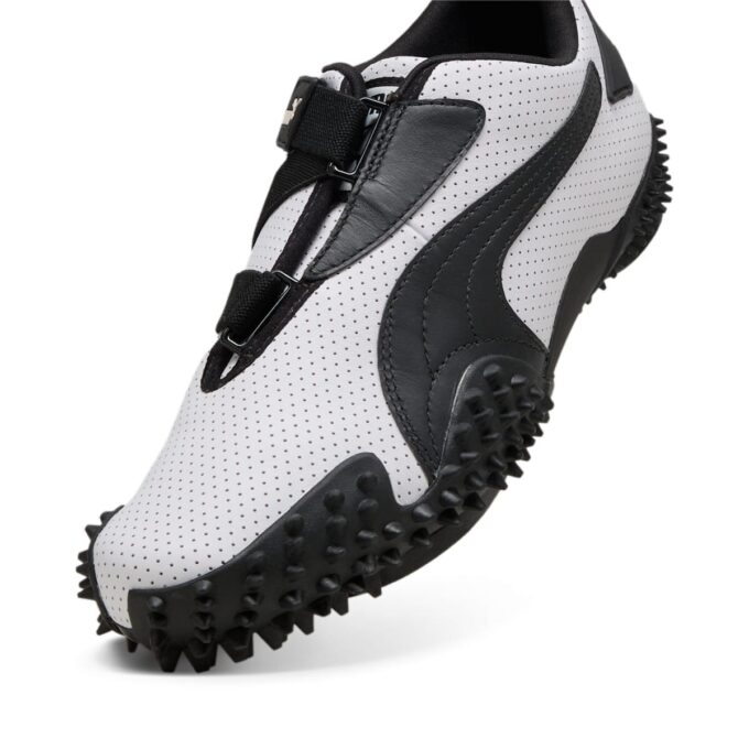 Mostro Cuero Perforado «Blanco Negro»