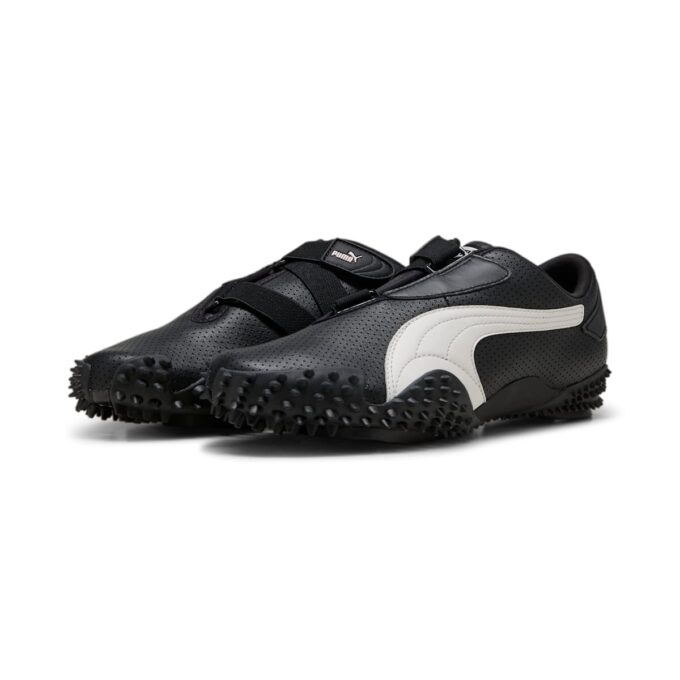 Mostro Cuero Perforado «Negro Blanco»