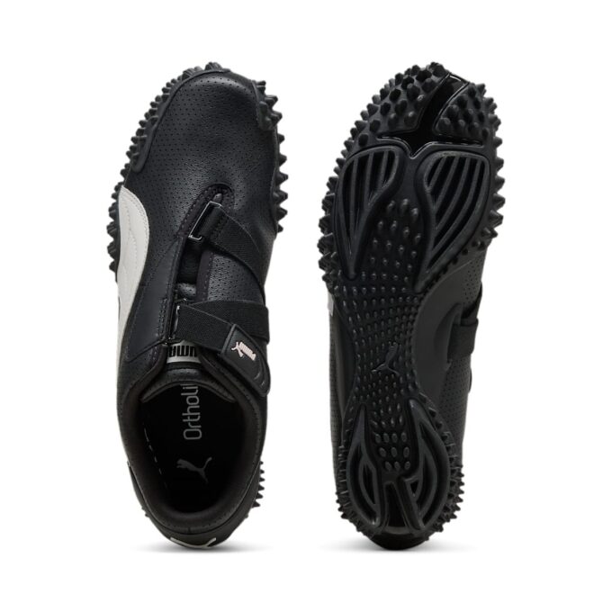 Mostro Cuero Perforado «Negro Blanco»