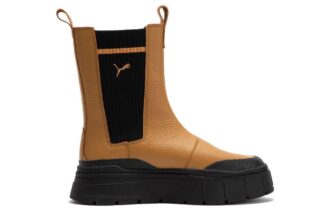 (Mujeres) Bota Chelsea Mayze Stack «Desert Tan»