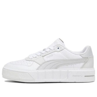(Mujeres) Cali Court Leather «Blanco Gris Claro Fresco»