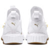 (Mujeres) Defy Varsity Mid «Blanco Dorado Metálico»