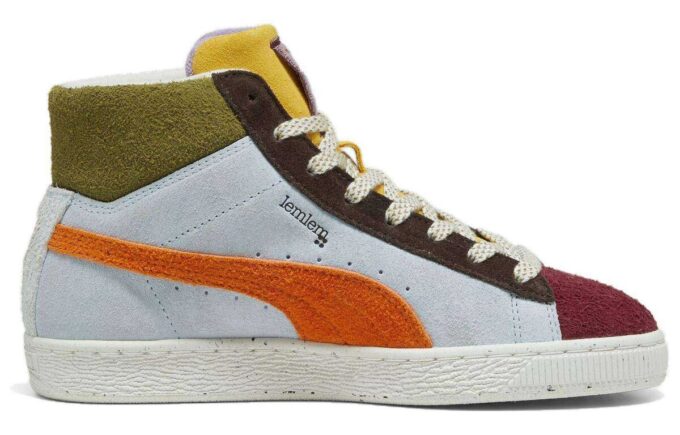 (Mujeres) Lemlem x Suede Mid «Icy Blue Cayenne Pepper»