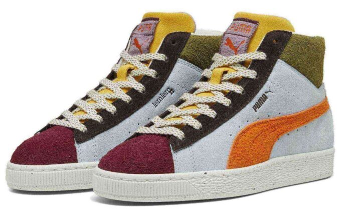 (Mujeres) Lemlem x Suede Mid «Icy Blue Cayenne Pepper»