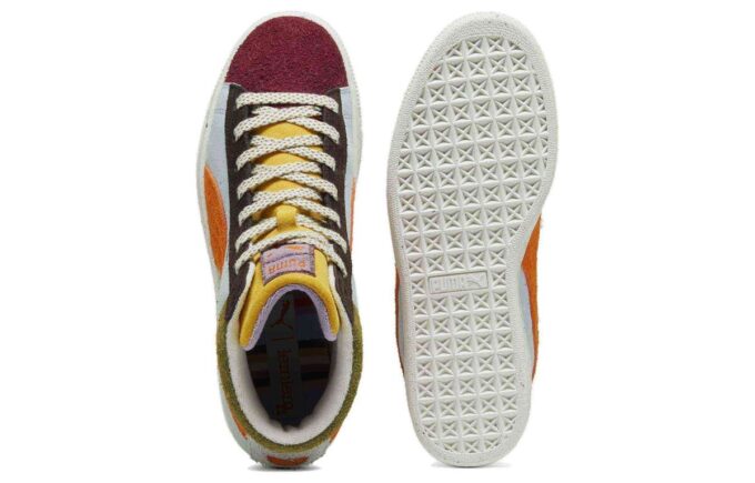 (Mujeres) Lemlem x Suede Mid «Icy Blue Cayenne Pepper»