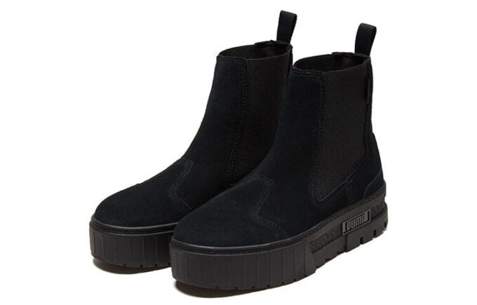 (Mujeres) Mayze Chelsea Suede «Triple Black»