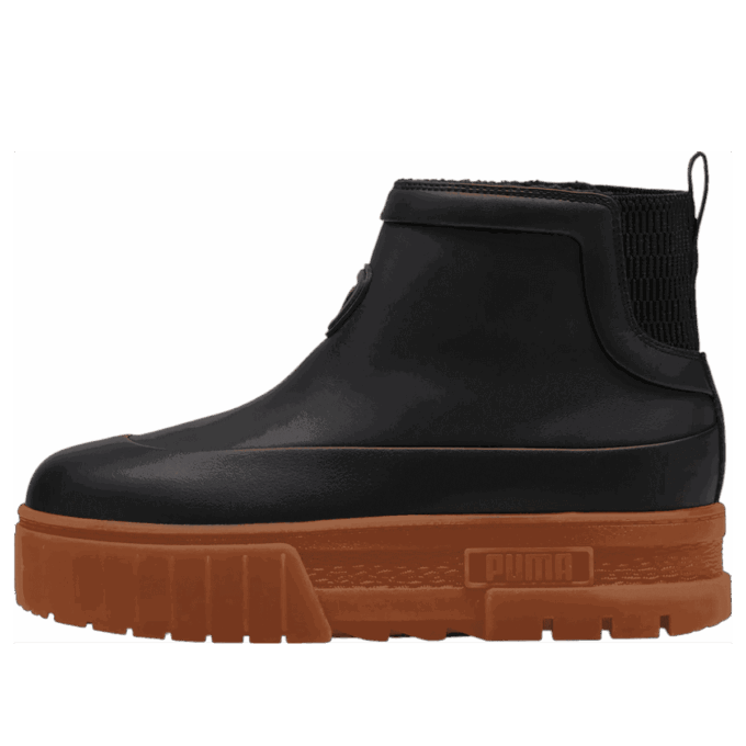 (Mujeres) Mayze Wellis Leather Mid «Negro»