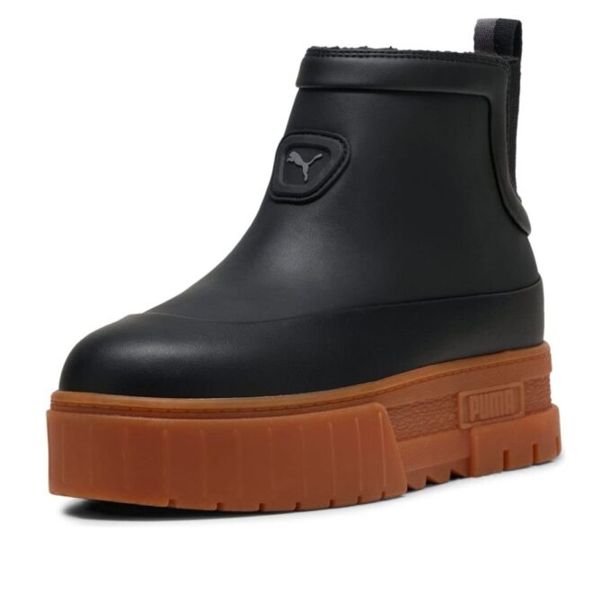 (Mujeres) Mayze Wellis Leather Mid «Negro»