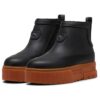 (Mujeres) Mayze Wellis Leather Mid «Negro»