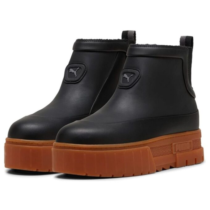 (Mujeres) Mayze Wellis Leather Mid «Negro»