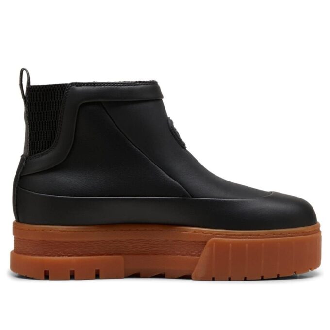 (Mujeres) Mayze Wellis Leather Mid «Negro»