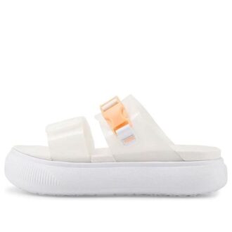 (Mujeres) Sandalias Mayu Pop de gamuza «Melón blanco efervescente»