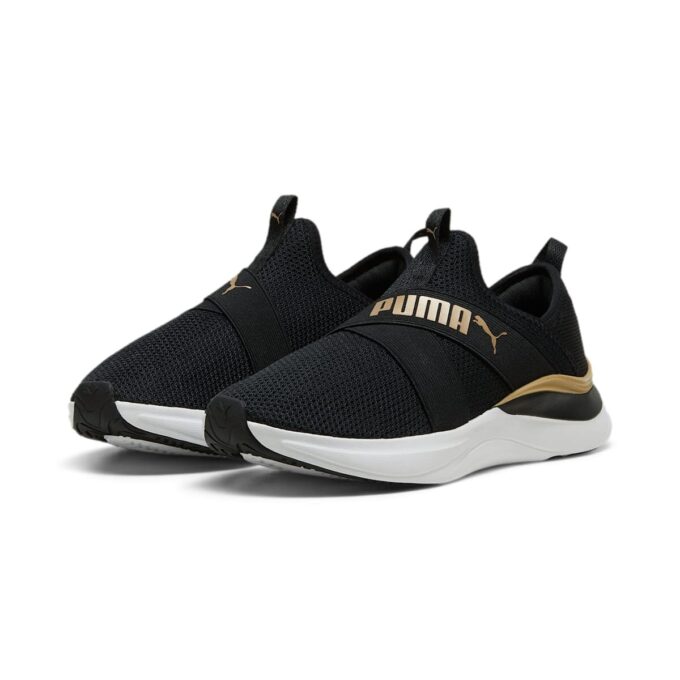 (Mujeres) Softride Harmony Slip-On «Negro Dorado»