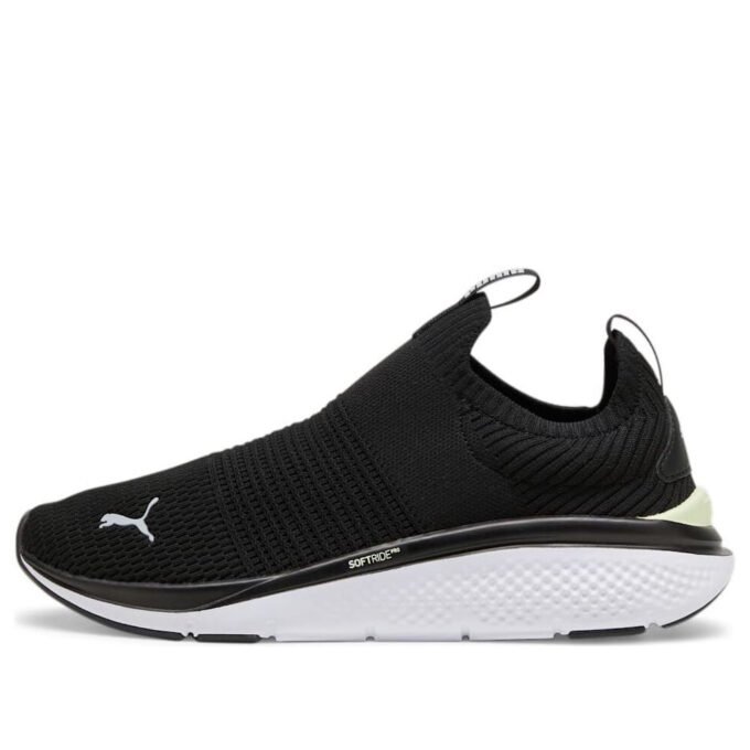 (Mujeres) Softride Pro Echo Slip-On «Negro Blanco»