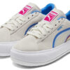 (Mujeres) Suede Mayu Triplex Tech «Crema, blanco, azul y rojo»