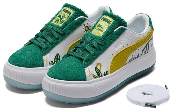 (Mujeres) x FLABJACKS Suede Mayu «Fuzzy Cactus Park»