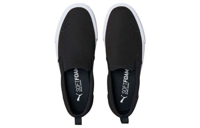 (Mujeres) Zapatillas sin cordones Bari «Equipo Negro Dorado»