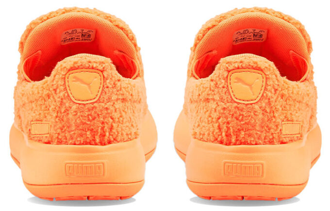 (Mujeres) Zapatillas sin cordones Mayu de gamuza «Teddy – Cítrico neón»