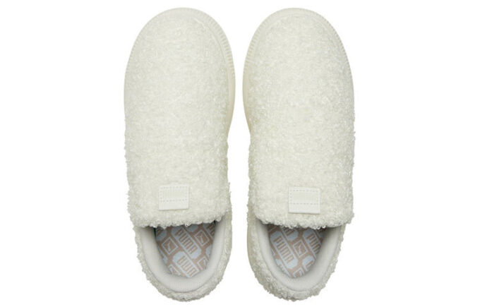 (Mujeres) Zapatillas sin cordones Mayu de gamuza «Teddy – Marshmallow»