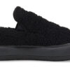 (Mujeres) Zapatillas sin cordones Mayu de gamuza «Teddy – Negro»
