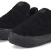(Mujeres) Zapatillas sin cordones Mayu de gamuza «Teddy – Negro»