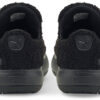 (Mujeres) Zapatillas sin cordones Mayu de gamuza «Teddy – Negro»