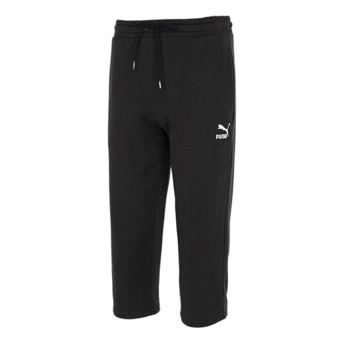Pantalón 3/4 tejido activo «Negro y blanco»